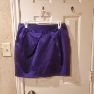 Vibrant Purple Mini Skirt